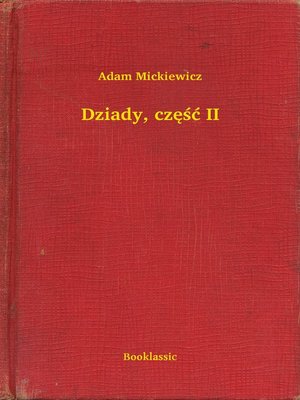 cover image of Dziady, część II